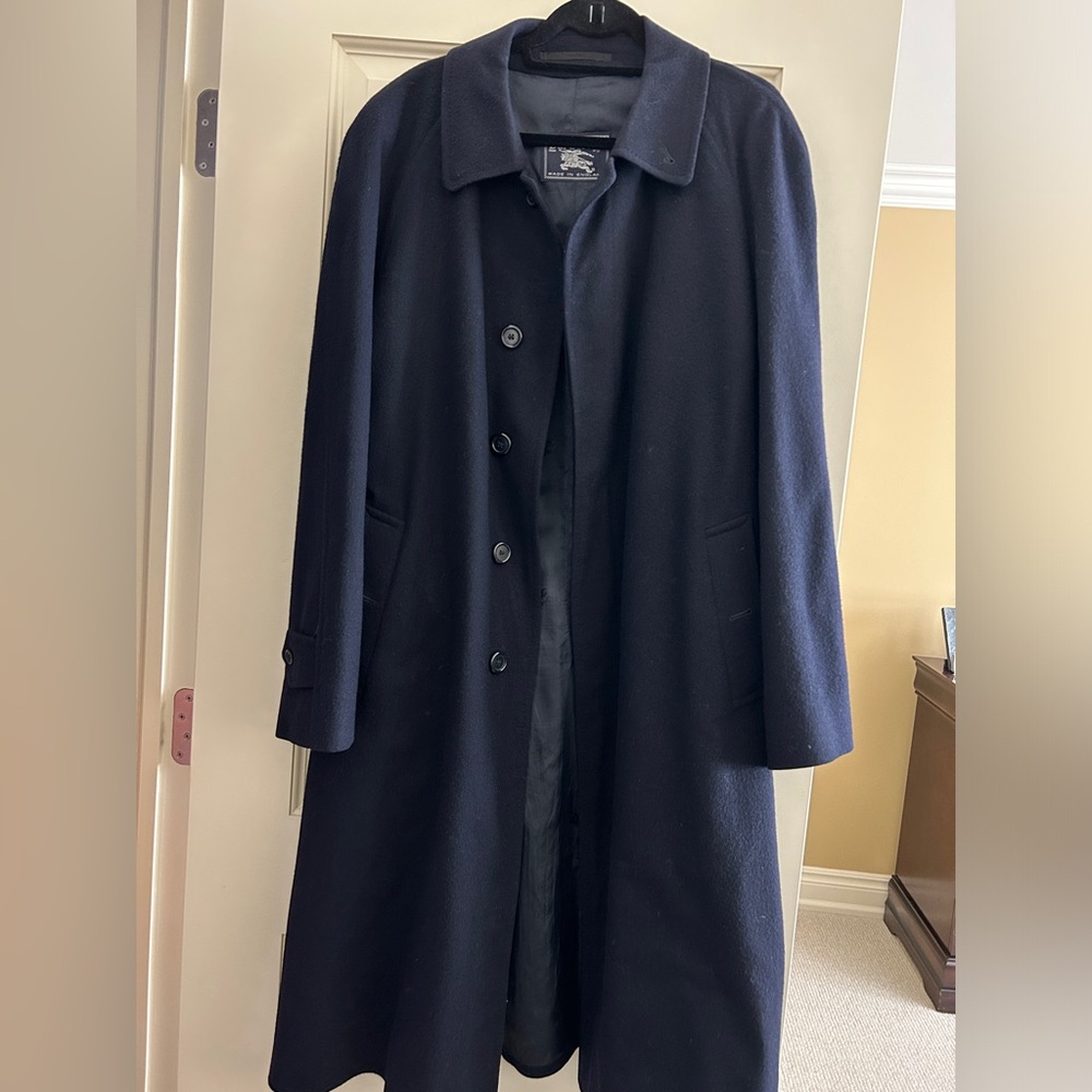 Men’s Burberry winter overcoat